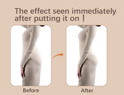 Seamless Shapewear Bodysuit with Sleeves & Support