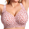 Push-Up Wire-Free Seamless Leopard Print Bra | OWNLUXE