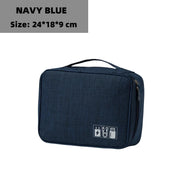 Travel Cosmetic Makeup Bag – Compact Polyester Toiletry Case