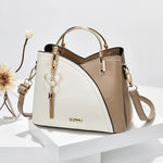 Load image into Gallery viewer, Patchwork Satchel Bag – Stylish &amp; Versatile | Sac Patchwork – Élégant &amp; Polyvalent
