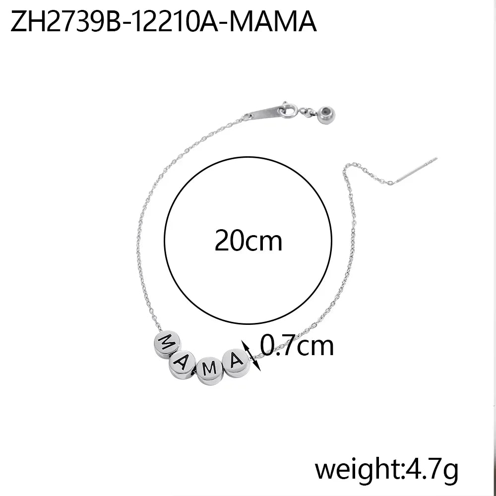 Mama Letter Necklace – Meaningful Everyday Gift (Style 1) | OWNLUXE
