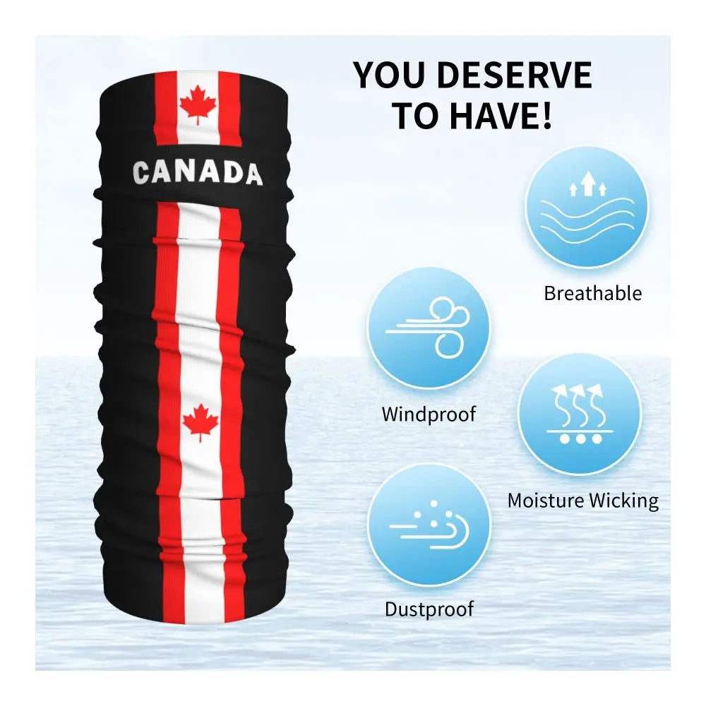 Canadian Flag Maple Leaf Neck Gaiter | OWNLUXE