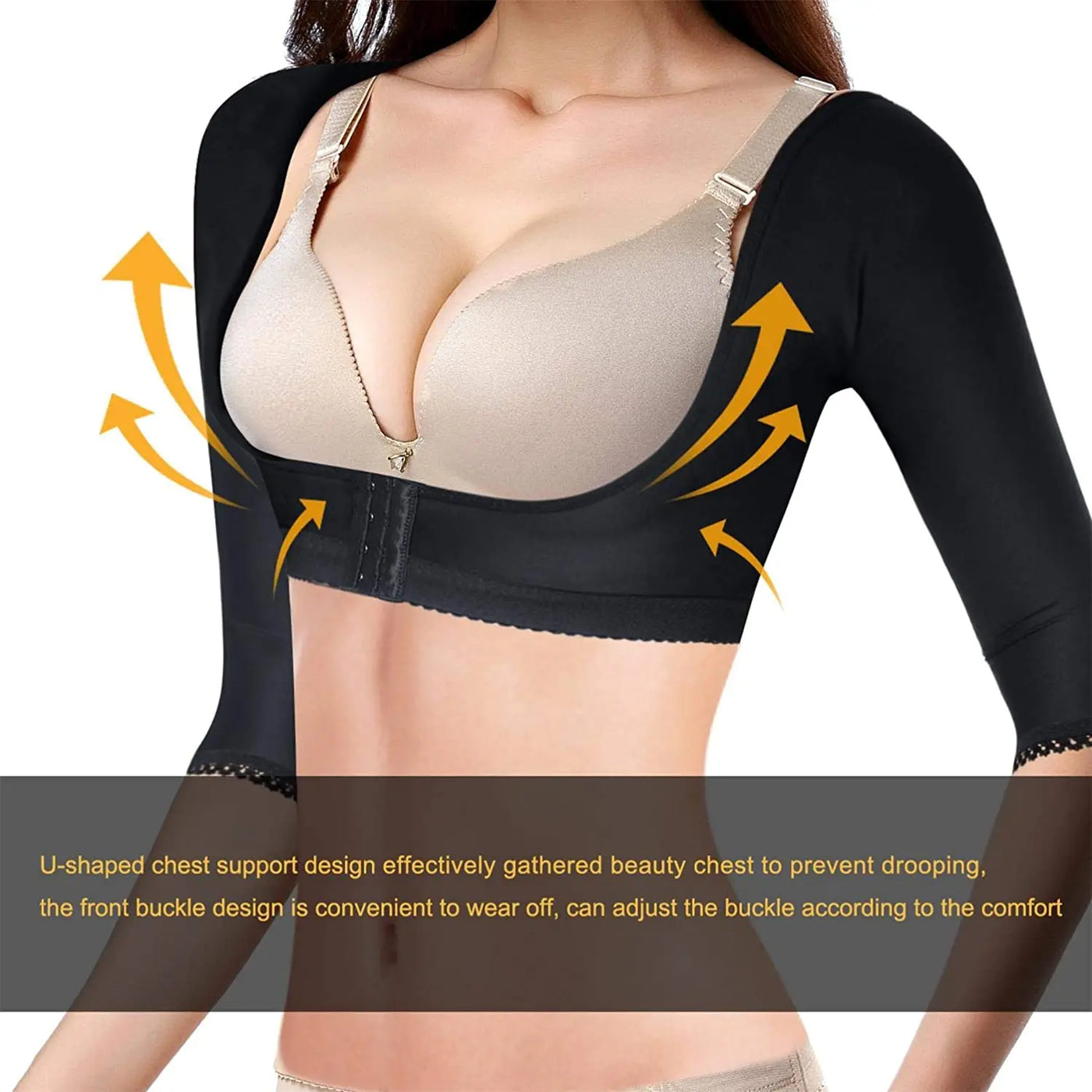 Compression Slimming Vest – Upper Arm & Chest Shaper, Post-Surgical | OWNLUXE