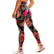 Seamless High-waisted Nude Felling Printed Pants Women's | OWNLUXE
