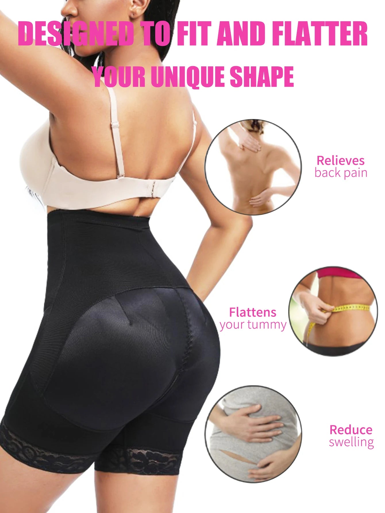 High-Waist Compression Shaper Shorts – Tummy Control & Waist Trainer | OWNLUXE