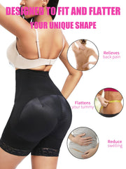 High-Waist Compression Shaper Shorts – Tummy Control & Waist Trainer | OWNLUXE