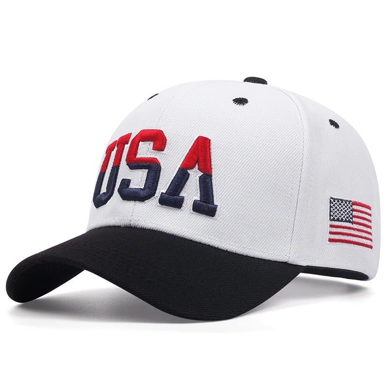 USA Side American Flag Baseball Cap — Hip Hop Streetwear Hat | OWNLUXE