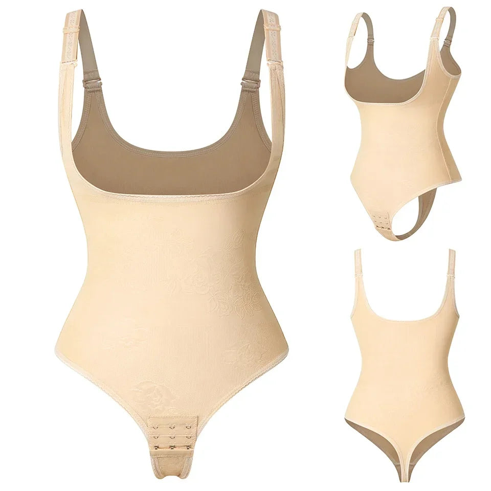 Thong Shapewear Bodysuit - Firm Tummy Control for Women