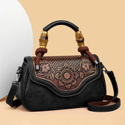 3D Floral Print Crossbody Bag - Retro Designer Shoulder Handbag | OWNLUXE