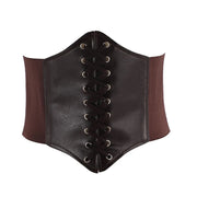 Leather High-Waist Corset | OWNLUXE