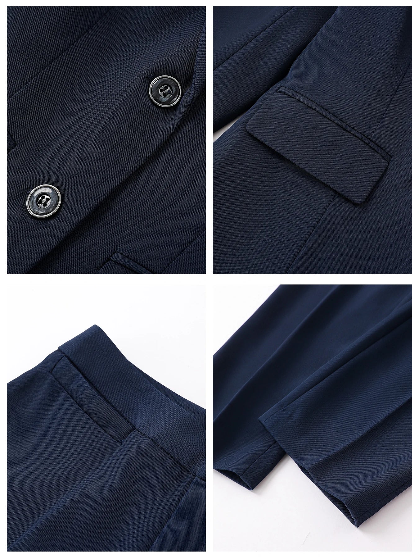 Slim Notched Blazer & Formal Trouser Set | OWNLUXE
