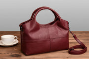 Soft Leather Crossbody Handbag - Casual Tote & Messenger Bag | OWNLUXE