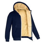Thick Hooded Winter Jacket - Men's Warm Slim Fit Insulated Coat