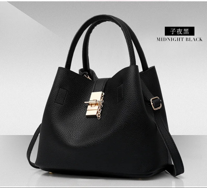 Women's Leather Crossbody Handbag – Luxury Designer Shoulder Bag
