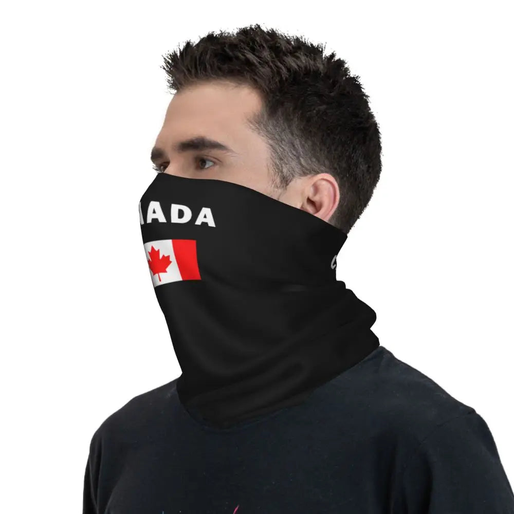 Canadian Flag Maple Leaf Neck Gaiter | OWNLUXE