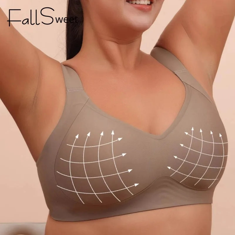 Wireless Bra Wire-Free Seamless Push-Up Bralette | OWNLUXE