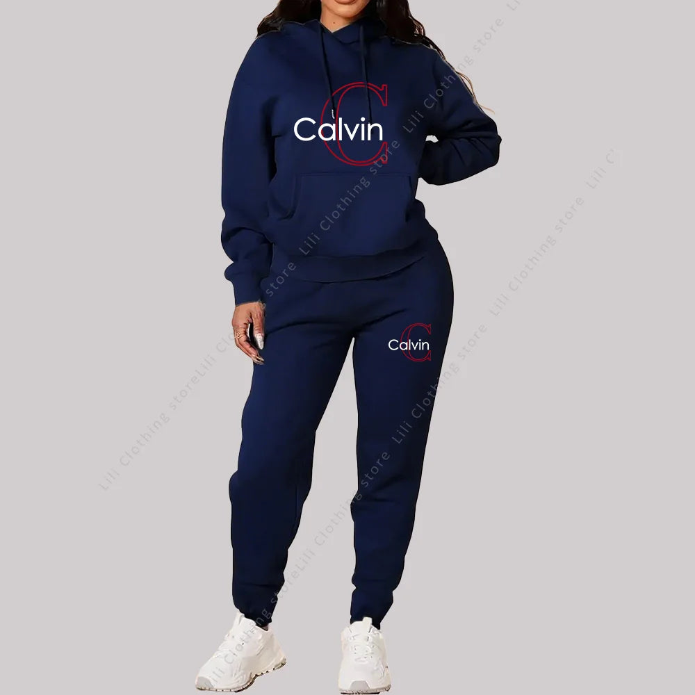 Women's Tracksuit Aesthetic Hoodie | OWNLUXE
