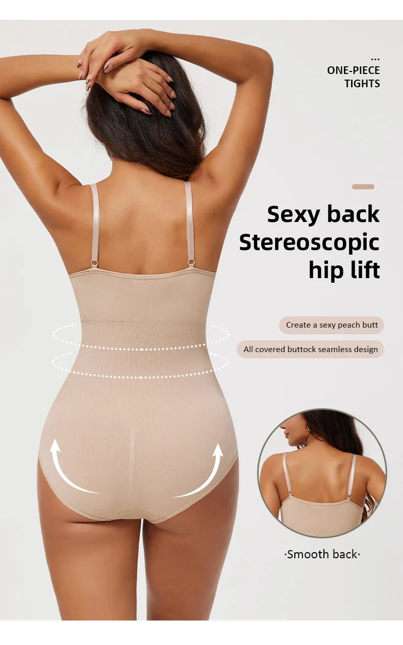 Seamless Full Body Shaper – Butt Lifter Bodysuit