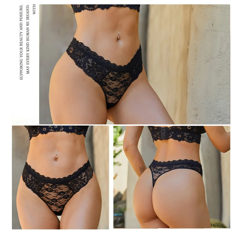 Women's Lace Floral Briefs (Set 2) | OWNLUXE