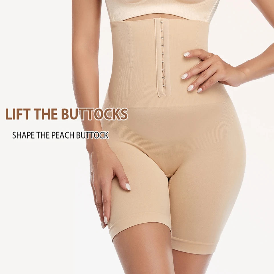 High Waist Butt Lifter Shapewear Shorts – Firm Tummy Control