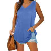 Women’s Casual Summer V‑Neck Tee – High‑Stretch Fit