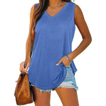Load image into Gallery viewer, Casual Women&#39;s Summer V-Neck Tee
