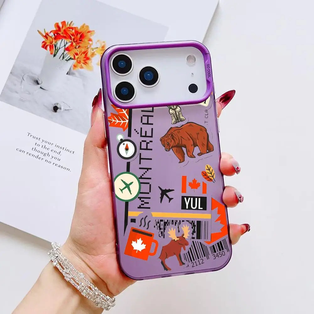 Canadian Flight Ticket Phone Case | OWNLUXE