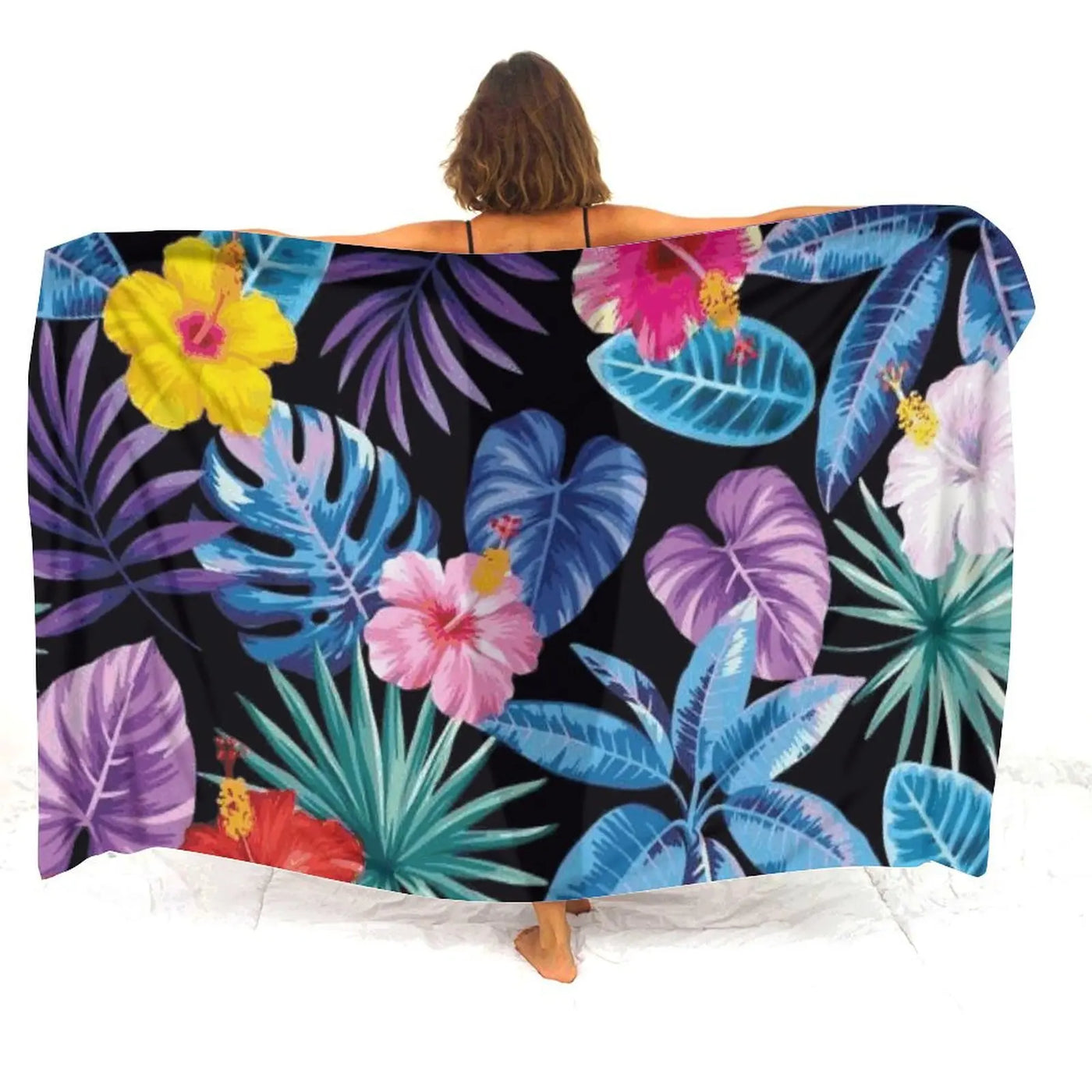 Vintage Printed Swim Cover-Up | OWNLUXE