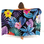 Vintage Printed Swim Cover-Up | OWNLUXE