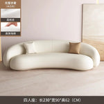 Load image into Gallery viewer, L-Shaped Lamb Wool Sofa – Nordic Modern Corner Comfort
