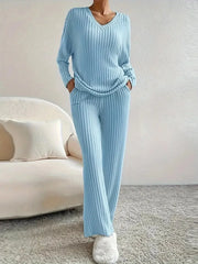 Two-Piece Polyester Pajama Set (Apricot) – Shop at OWNLUXE