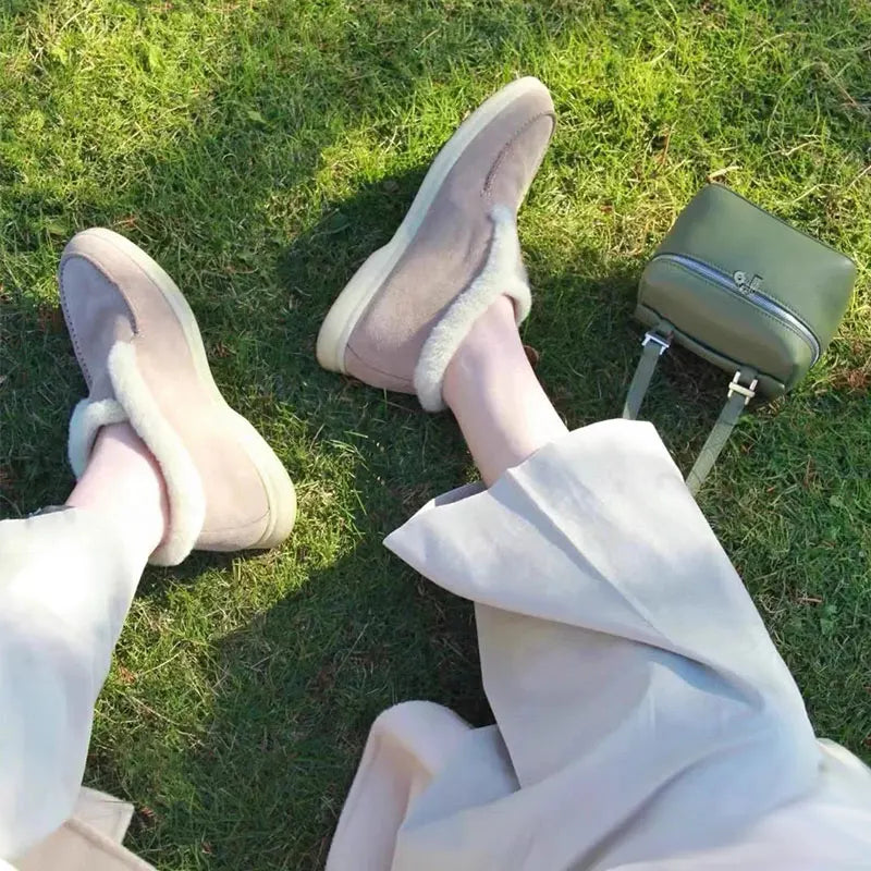Women's Fur Loafers Slippers – Shop at OWNLUXE