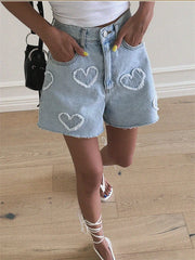 Washed High-Waist Denim Pants | OWNLUXE