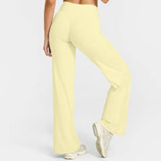 Mid-Waist Yoga Pants – Straight Leg Active