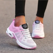 Breathable Patchwork Lace-Up Sneakers for Everyday Wear