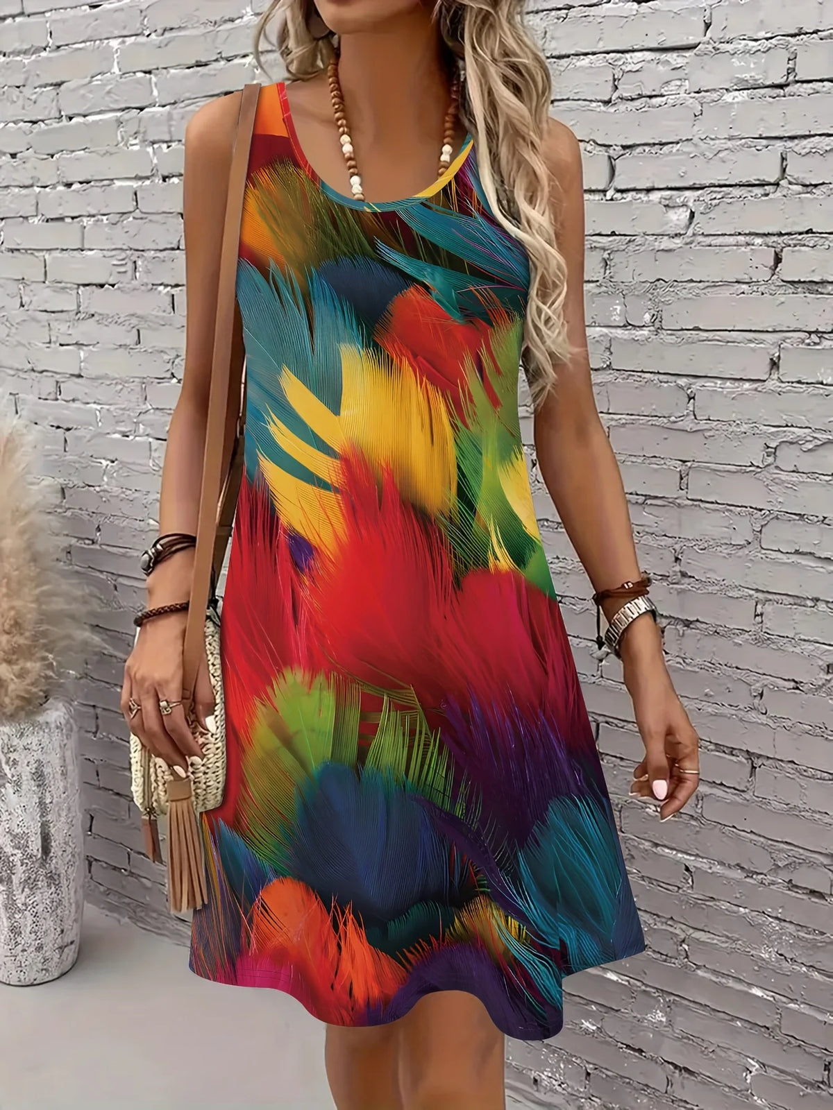 Women's Round Neck Breathable Dress – Shop at OWNLUXE