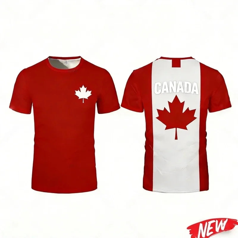 Canada Flag 3D Print T-Shirt – Quick-Dry Comfort | OWNLUXE