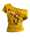 Women's Short Sleeve Vintage T-Shirt (Navy Blue) | OWNLUXE