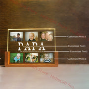 Personalized 3D Acrylic LED Night Light — Custom Name Gift for Family | OWNLUXE