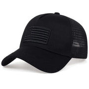 USA Flag Mesh Trucker Cap — Breathable Adjustable Hat | OWNLUXE
