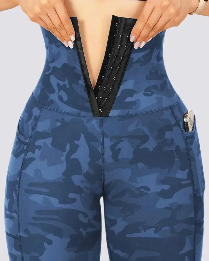Women’s High-Waist Printed Leggings – Ankle-Length Comfort