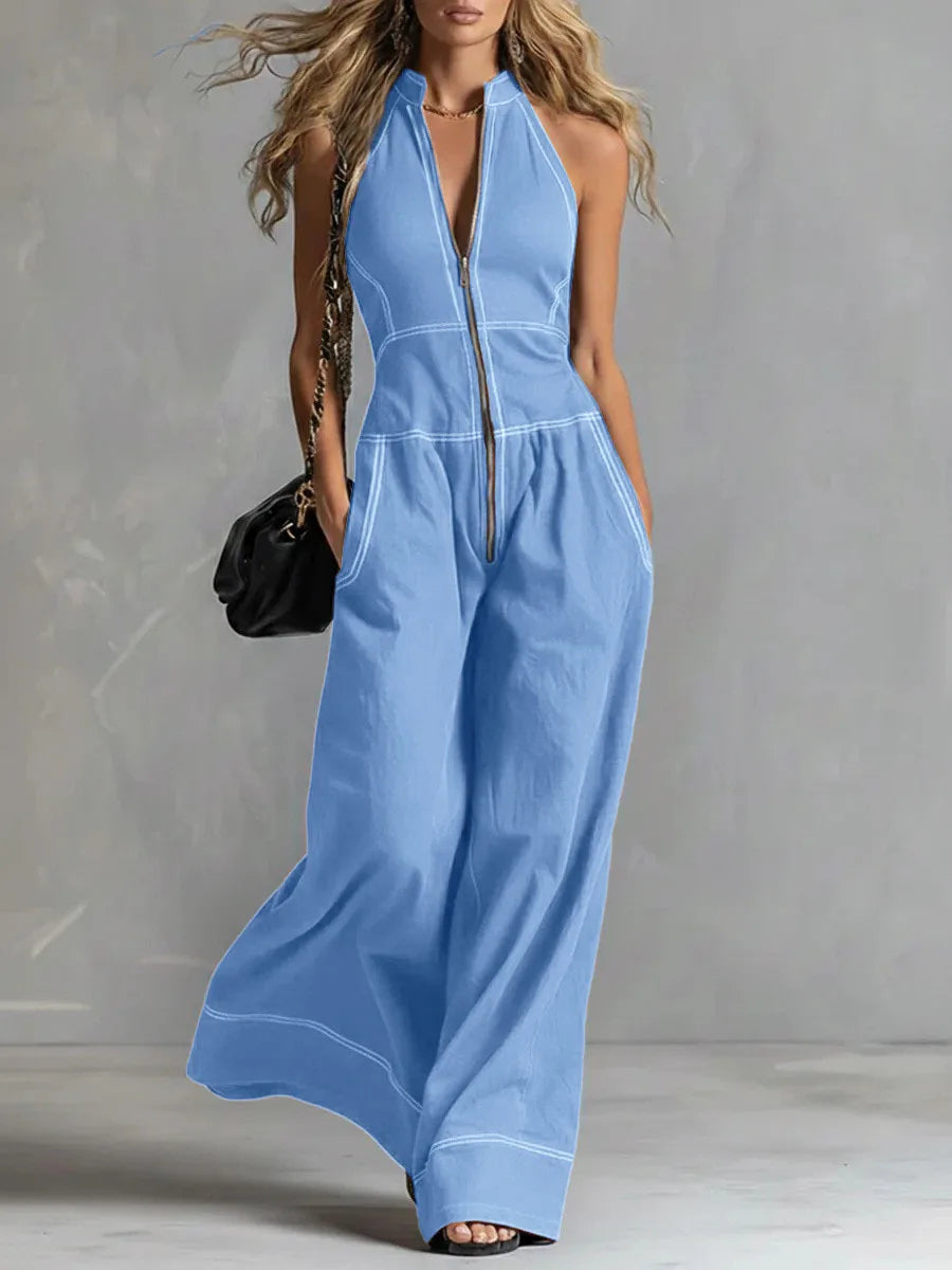Women's Sleeveless Jumpsuit | OWNLUXE