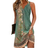 Women's Sleeveless V-Neck Dress (6) | OWNLUXE