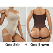 Seamless Butt Lifter Thong Bodysuit - Tummy Control Shapewear