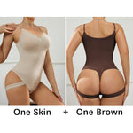 Load image into Gallery viewer, Women’s Seamless Butt Lifter Thong Bodysuit Shapewear
