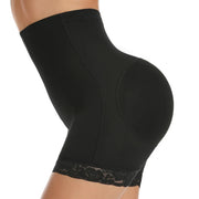 High Waisted Padded Butt Lifter Shapewear - Tummy Control Panty