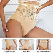 Seamless Tummy-Control Cutout High-Waist Body Shaper | OWNLUXE
