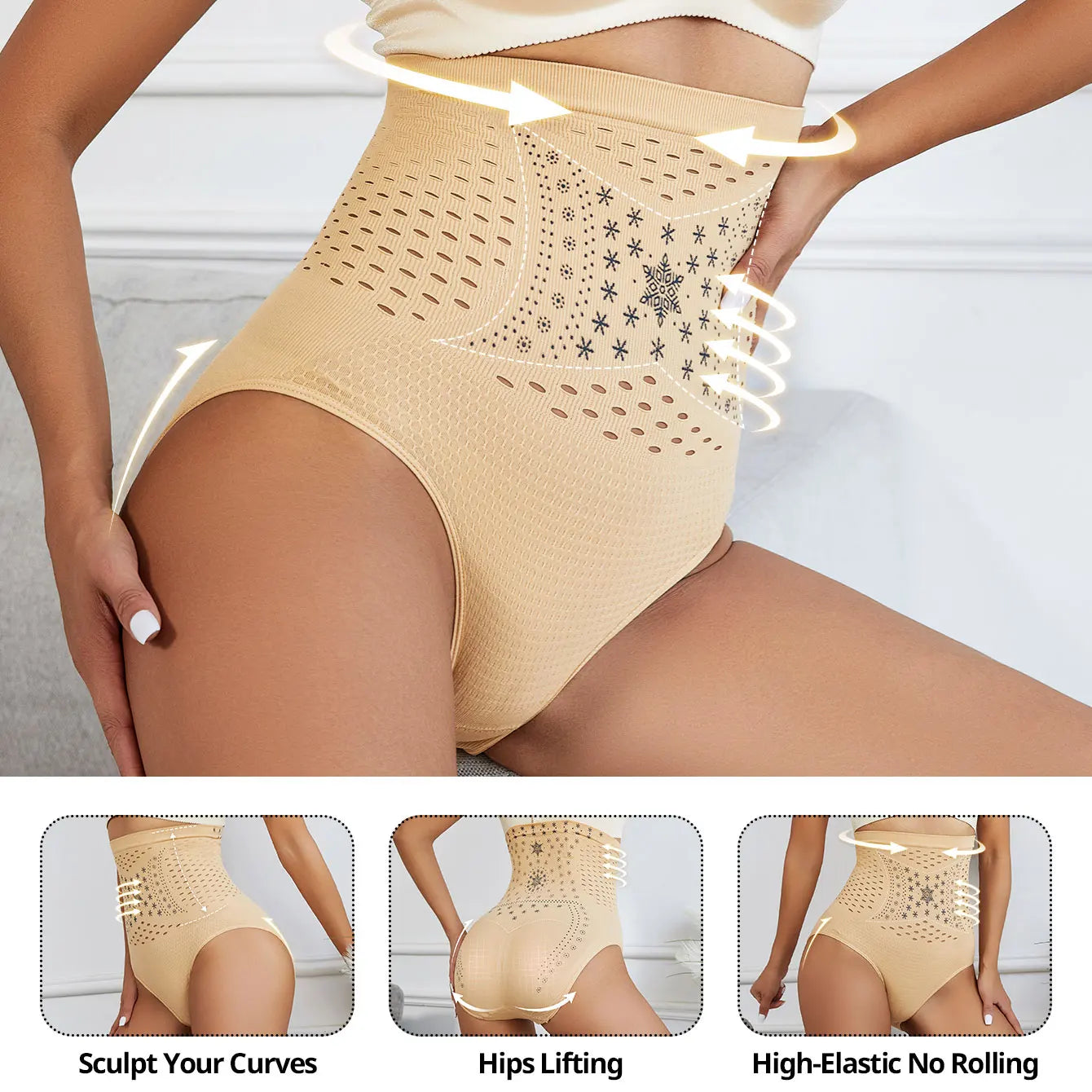 Women's High Waist Seamless Tummy Control Shapewear Shaper | OWNLUXE