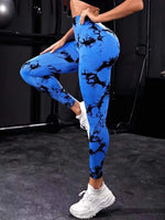 Load image into Gallery viewer, Seamless High-Waist Push-Up Yoga Leggings – Stretchy, Breathable &amp; Form-Fitting

