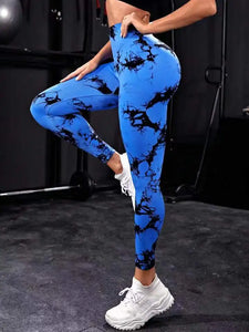 Seamless High-Waist Push-Up Yoga Leggings – Stretchy, Breathable & Form-Fitting
